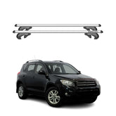 Menabo Barras de Techo Baca para Toyota RAV4 XA30 2005-2012 Gris Aluminio 2Pza
